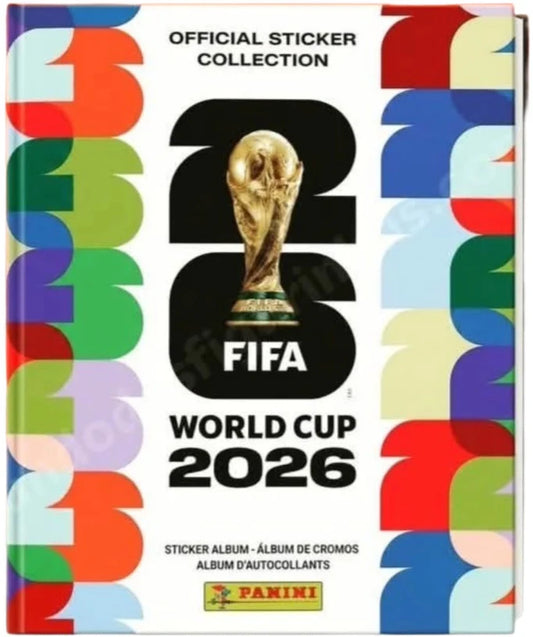 2026 PANINI FIFA WORLD CUP SOCCER HARD COVER STICKER ALBUM