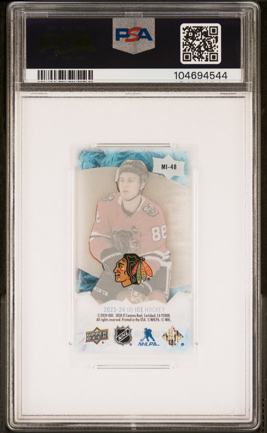 Connor Bedard 2023 Upper Deck Ice #M148 Premiers Minis PSA 10