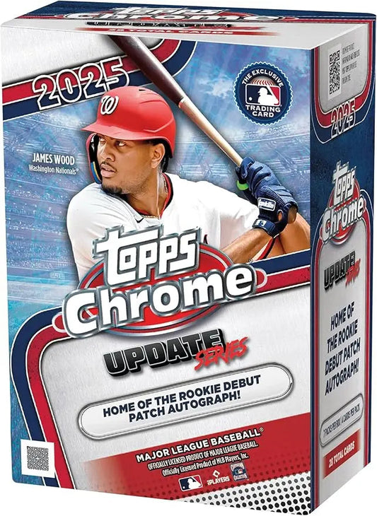 2025 Topps Chrome Update Series Baseball Blaster Box