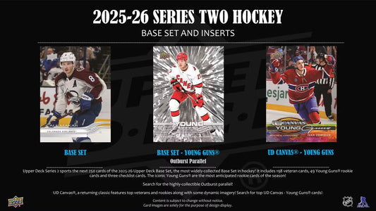 2025/26 Upper Deck Series 2 Hockey Blaster Box