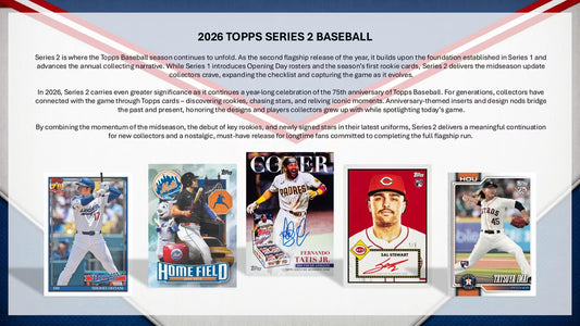 2026 Topps Series 2 Baseball Hobby Jumbo Box