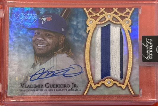 Vladimir Guerrero JR.2022 Topps Dynasty Baseball #DAP-VG4 Patch Auto 1/10