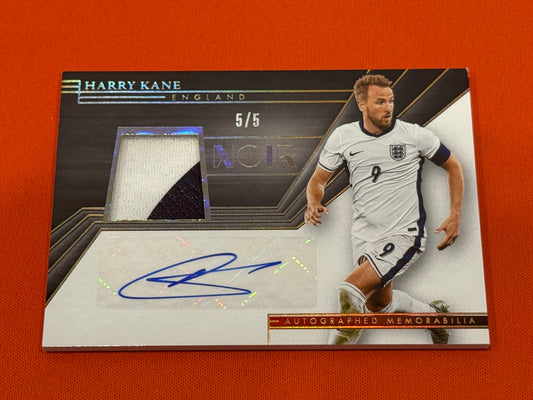 Harry Kane 2024-25 Noir Soccer #C-HK Autograph Memorabilia Gold 5/5