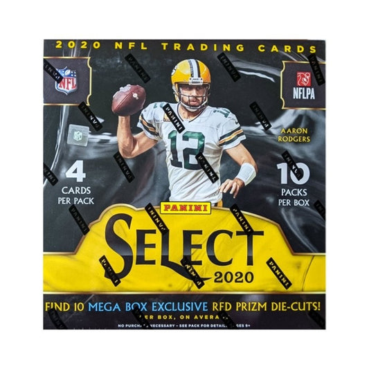 2020 Panini Select Football Mega Box - Red Prizm Die Cuts