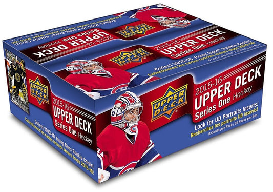 2015/16 UPPER DECK SERIES 1 / ONE NHL HOCKEY RETAIL BOX