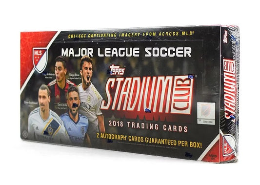 2018 TOPPS STADIUM CLUB MLS SOCCER HOBBY BOX