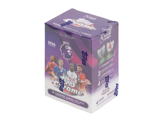 2026 Topps Chrome Premier League EPL Soccer Blaster