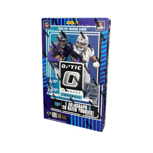 2025 Panini Donruss Optic Football Hobby Box - 1st Off The Line (FOTL)