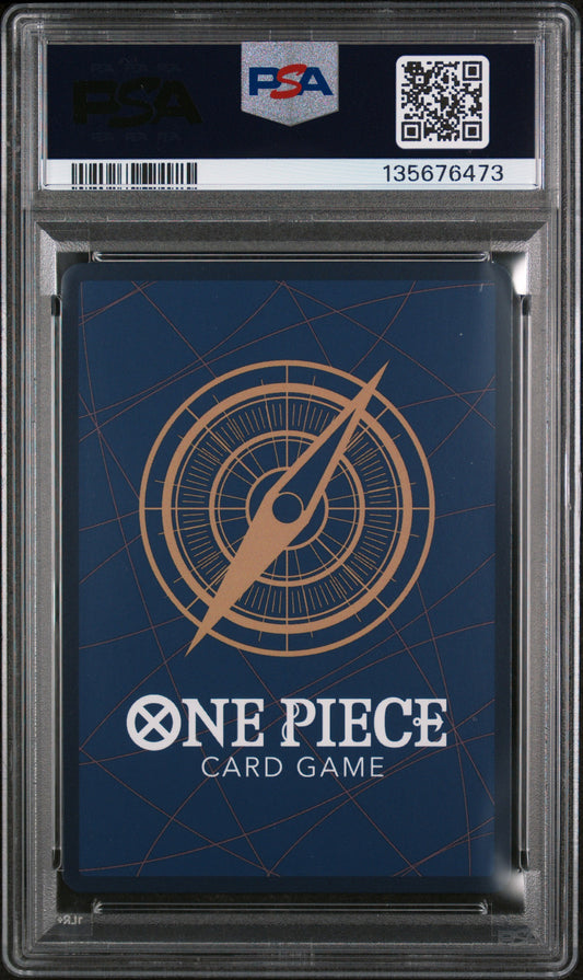 Monkey D.Luffy 2024 One Piece OP09 English #119 Wanted Alternate Art PSA 10