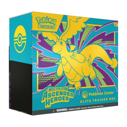Pokemon Mega Evolution: Ascended Heroes Pokemon Center Exclusive Elite Trainer Box