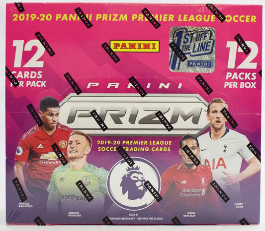 2019/20 Panini Prizm Premier League EPL 1st Off The Line FOTL Soccer Hobby Box
