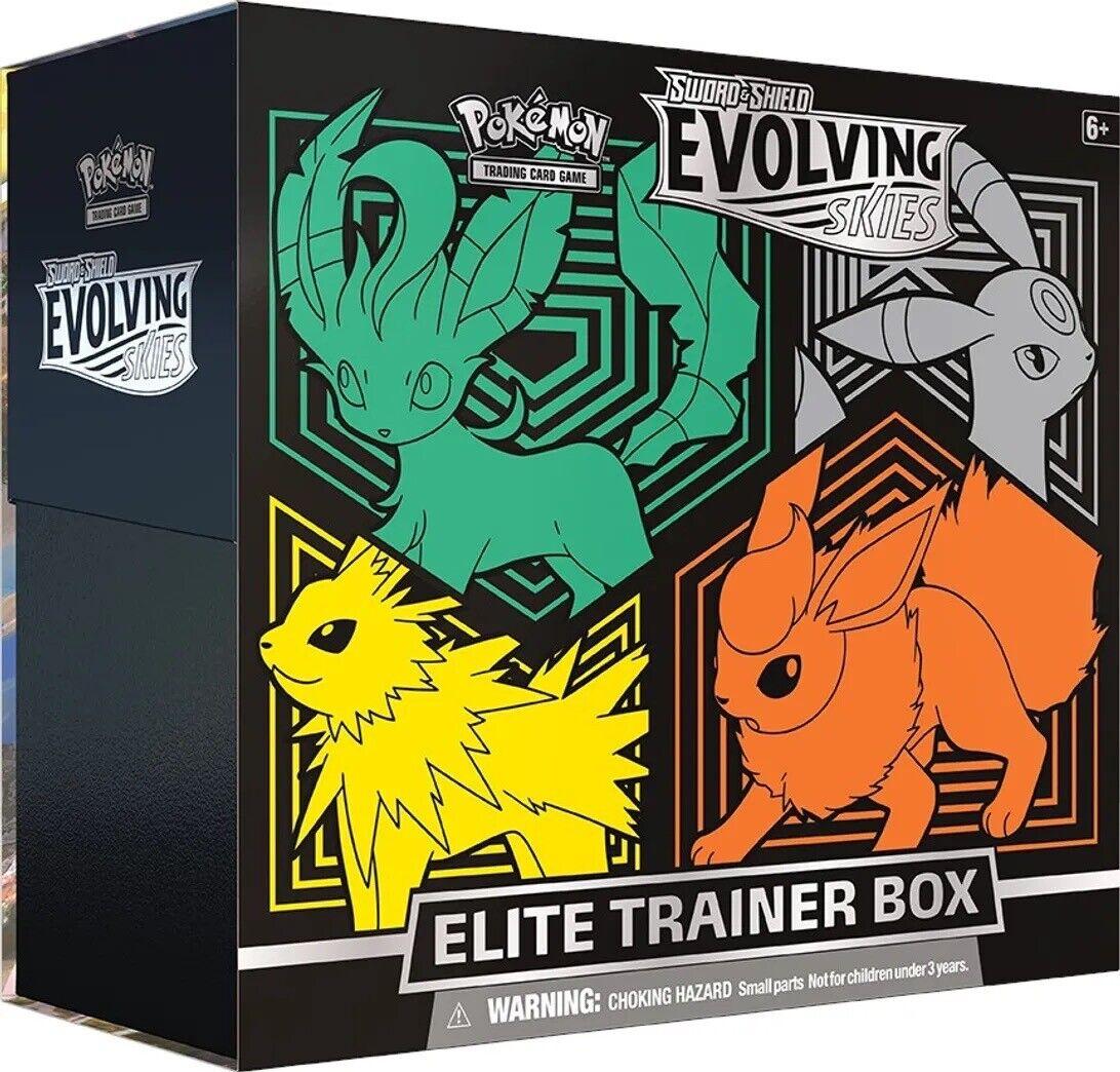 Pokemon Evolving Skies Jolteon, Flareon, Umbreon & Leafeon ETB