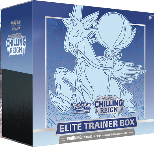 POKEMON - CHILLING REIGN - ELITE TRAINER BOX - ICE RIDER CALYREX