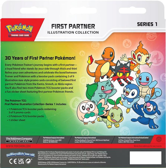 Pokemon First Partner Illustration Collection Series 1