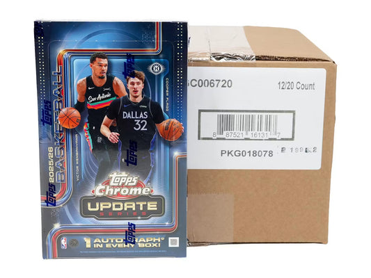 2025/26 Topps Chrome Update Series Basketball Hobby 12-Box Case