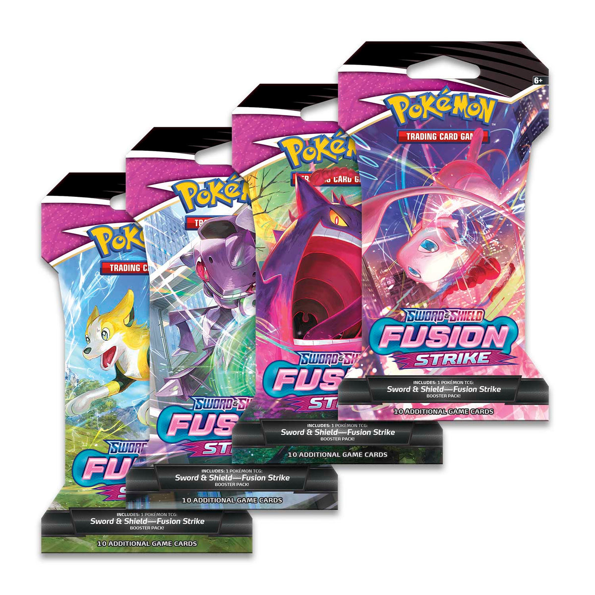 Pokémon TCG - Sword & Shield - Fusion Strike - Sleeved Booster Pack (ONE)