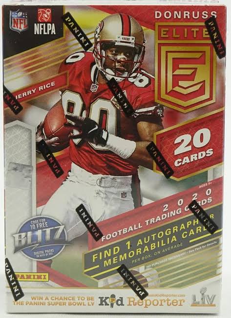 2020 Panini Donruss Elite Football Blaster Box