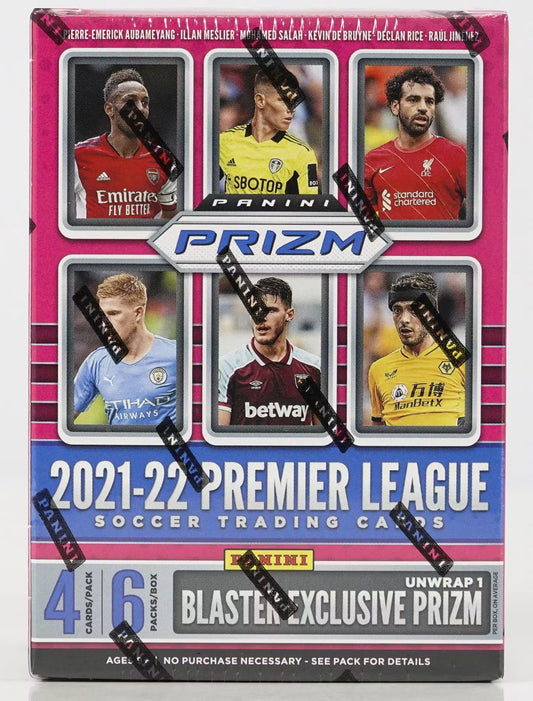 2021/22 Panini Prizm Premier League EPL Soccer Blaster Box
