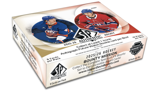 2025-26 UPPER DECK SP AUTHENTIC HOCKEY HOBBY BOX