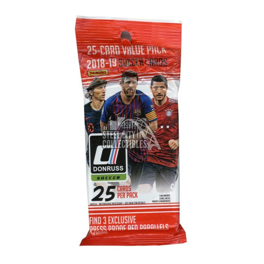 2018-19 Panini Donruss Soccer Fat Pack Cello