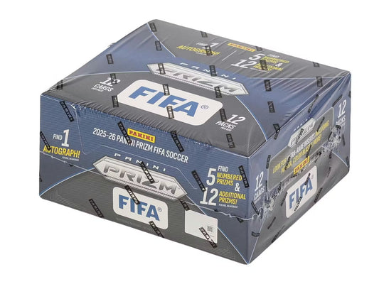 2025/26 Panini Prizm FIFA Soccer Hobby 12-Box Case