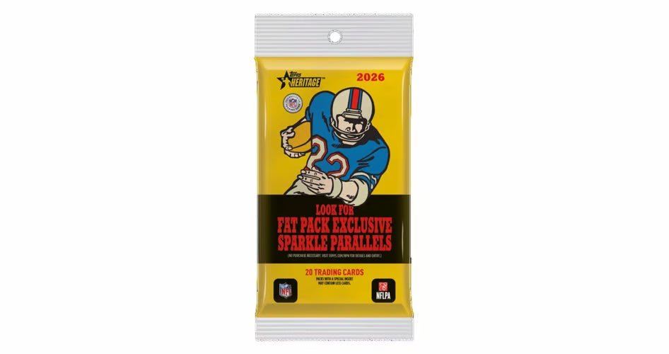 2026 Topps Heritage Football Fat Pack