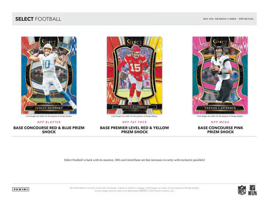 2025 Panini Select Football Blaster Box (Red & Blue Prizms!)