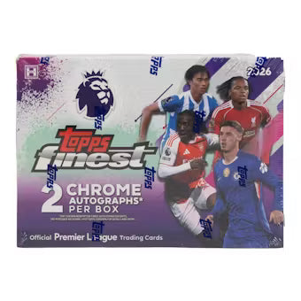 2026 Topps Finest Premier League EPL Soccer Hobby Box