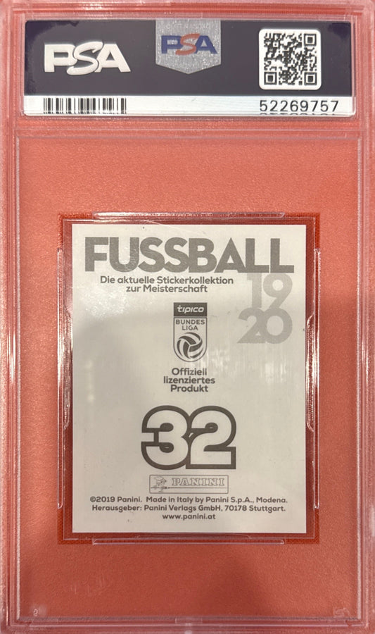 Erling Haaland 2019 Panini #32 Fussball Bundesliga PSA 10 Rookie
