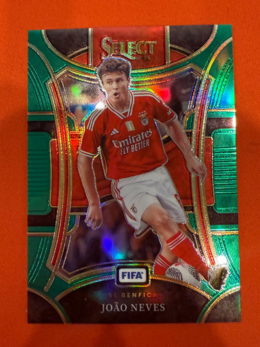 Joao Neves 2023-24 Select FIFA #146 Green Prizm 5/5