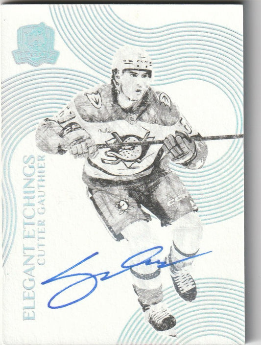 Cutter Gauthier 2025 The Cup #EL-CG Elegant Etchings Auto