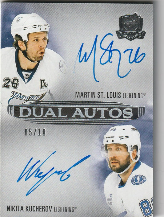 Martin St.Louis & Nikita Kucherov 2025 The Cup #DA-SK Dual Auto 5/10