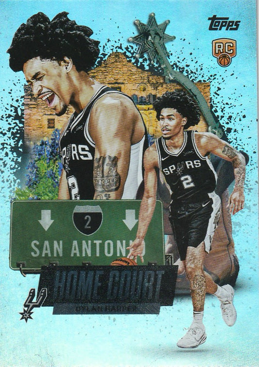 Dylan Harper 2025 The Topps #HCA-9 Home Court Case Hit Rookie