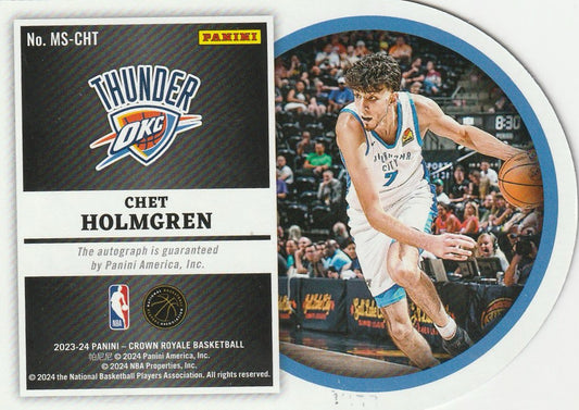 Chet Holmgren 2023 Crown Royale #MS-CHT Majestic Signatures 14/49