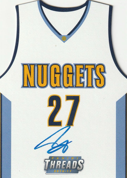 Jamal Murray 2016-27 Threads #6 Rookie Autographs 163/199