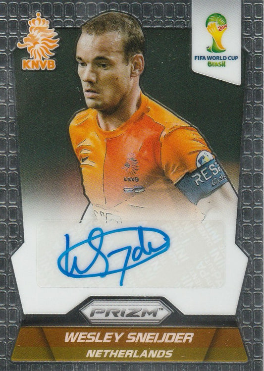 Wesley Sneijder 2014 World Cup Prizm #S-WS Signature