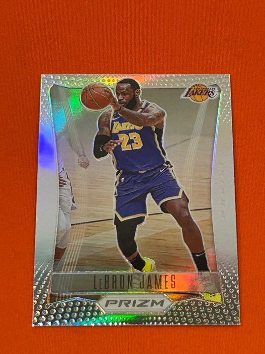 LeBron James 2020 Panini Prizm #6 Flashback Silver