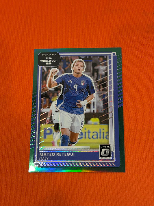 Mateo Retegui 2025 Panini Donruss Road To FIFA World Cup 26 #115 Green 3/5