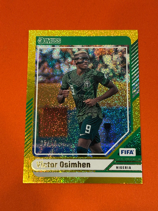 Victor Osimhen 2024 Donruss Soccer #162 Gold Sparkle 5/10