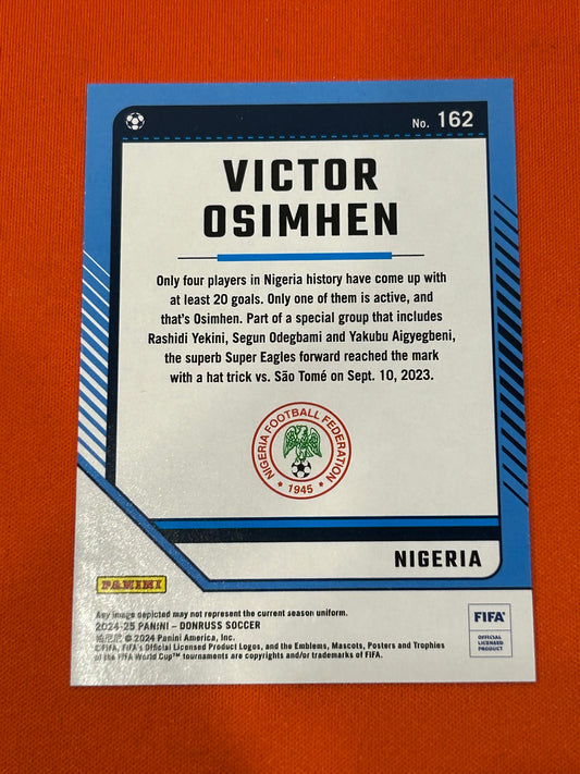 Victor Osimhen 2024 Donruss Soccer #162 Gold Sparkle 5/10