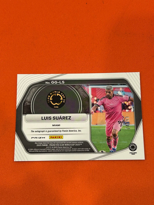 Luis Suarez 2025 Panini Prizm Fifa Club World Cup 2025 #GG-LS Global Graphs Autograph #24/99