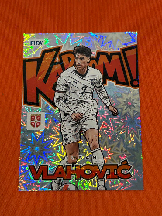Dusan Vlahovic 2024 Panini Donruss #8 Kaboom