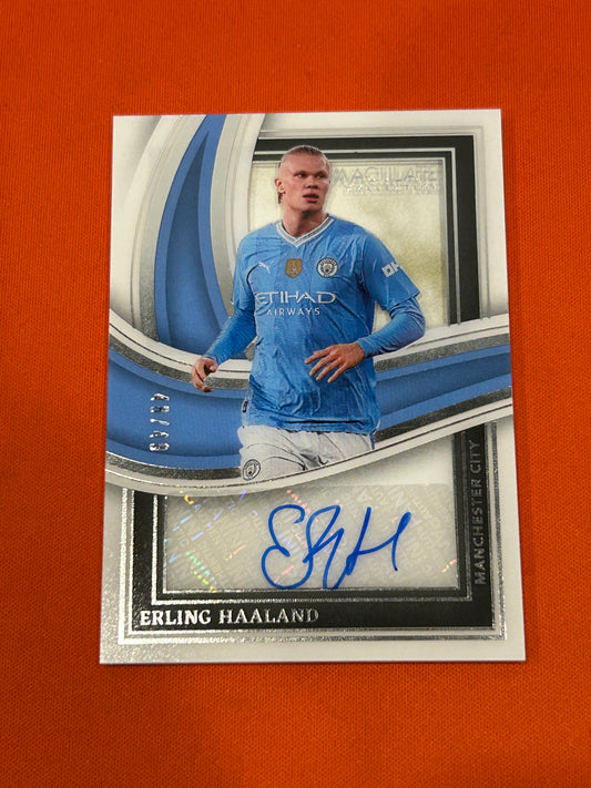 Erling Haaland 2023 Immaculate Collection #SS-EH Autograph 48/49
