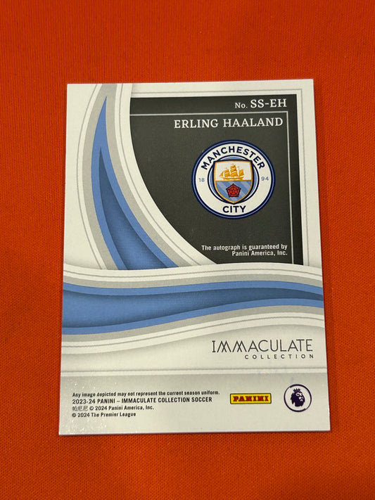 Erling Haaland 2023 Immaculate Collection #SS-EH Autograph 48/49