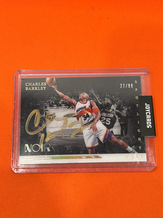 Charles Barkley 2021 Noir #SSH-CBA Spotlight Signatures 27/99