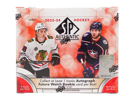 2023/24 Upper Deck SP Authentic Hockey Hobby Box