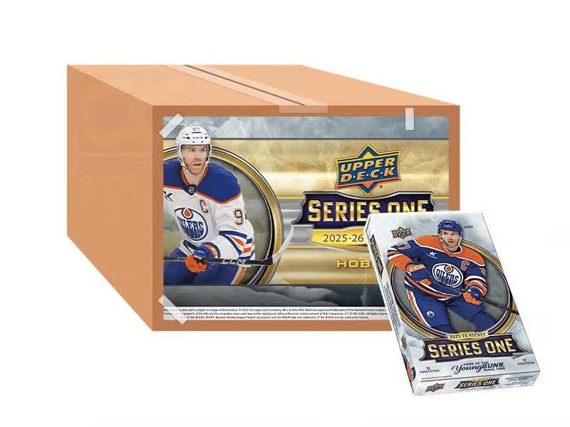 2025-26 UPPER DECK SERIES 1 HOCKEY HOBBY 12 BOX CASE