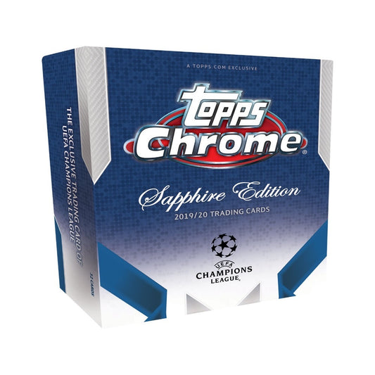 2019/20 Topps UEFA Champions League Chrome Sapphire Edition Soccer Hobby Box