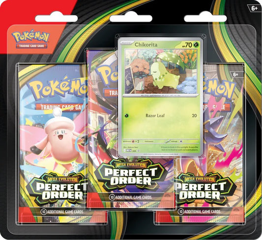 Pokemon - Mega Evolution - Perfect Order - 3 Pack Blister