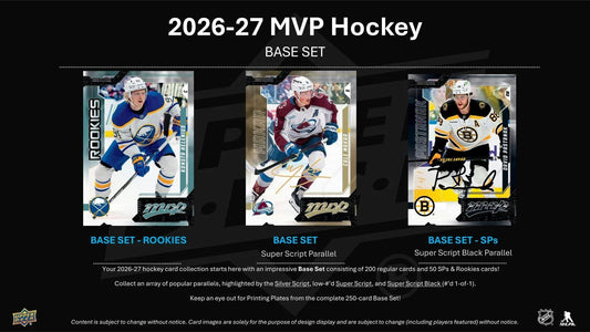 2026-27 UPPER DECK MVP HOCKEY HOBBY BOX